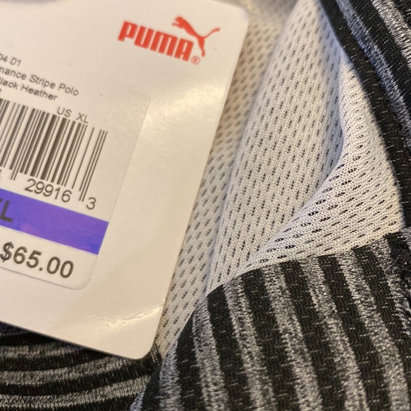 Puma 596804 - Men's Performance Stripe Golf Polo - Picture 2 of 4